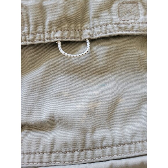 OUTDOOR LIFE Men's Khaki Cargo Shorts Size 34 Used Condition - See Photos - Picture 8 of 8